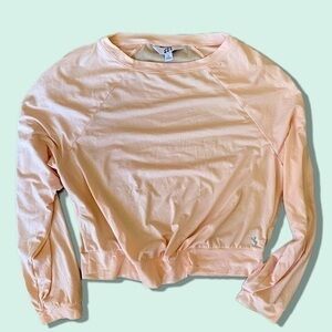 Joy Lab long sleeve Coral athletic shirt